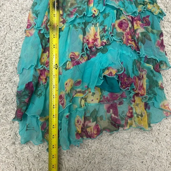 Vintage Silk Betsy Johnson Slip Dress Size 4 Fairy Romantic Coquette Flirty - Picture 2 of 6